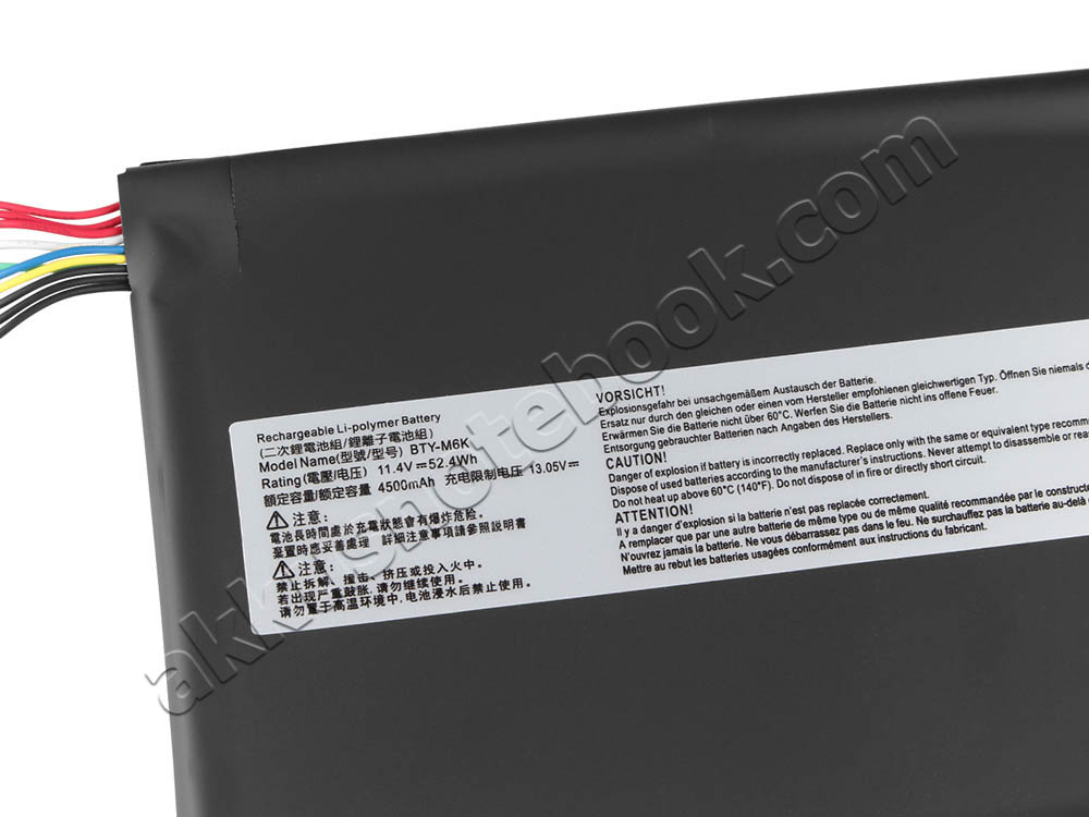 Akku MSI Bravo 17 A4DDR-019DE 4600mAh 52.4Wh