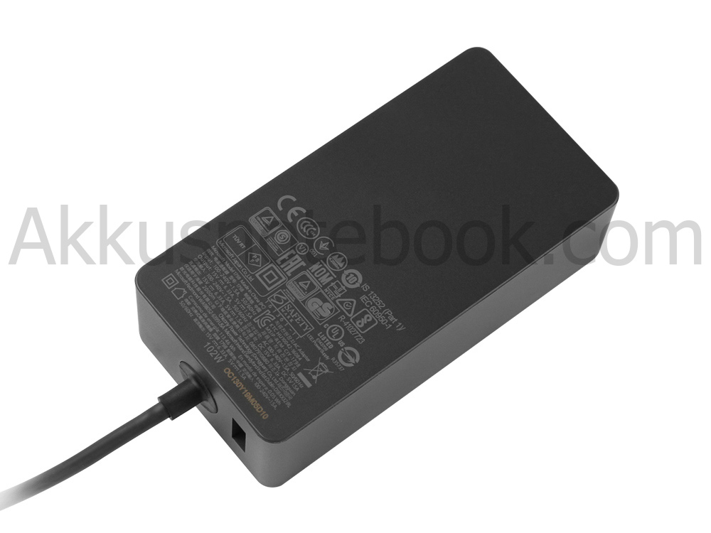 102W Netzteil Microsoft Surface Pro 4 R9Q-00003 + Frei Ladekabel