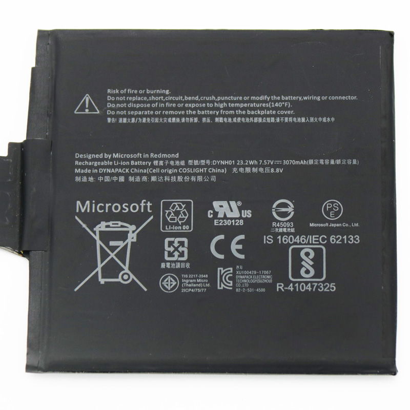 Original Akku Microsoft 2ICP4/75/77 3070mAh 23.23Wh