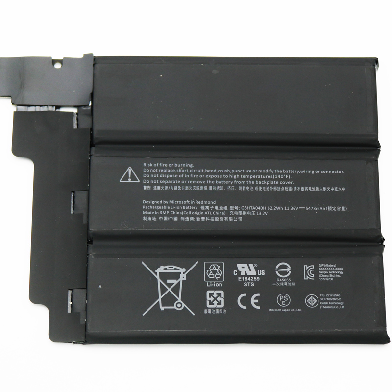 Original Akku Microsoft G3HTA041H G3HTA040H 5473mAh 62.2Wh