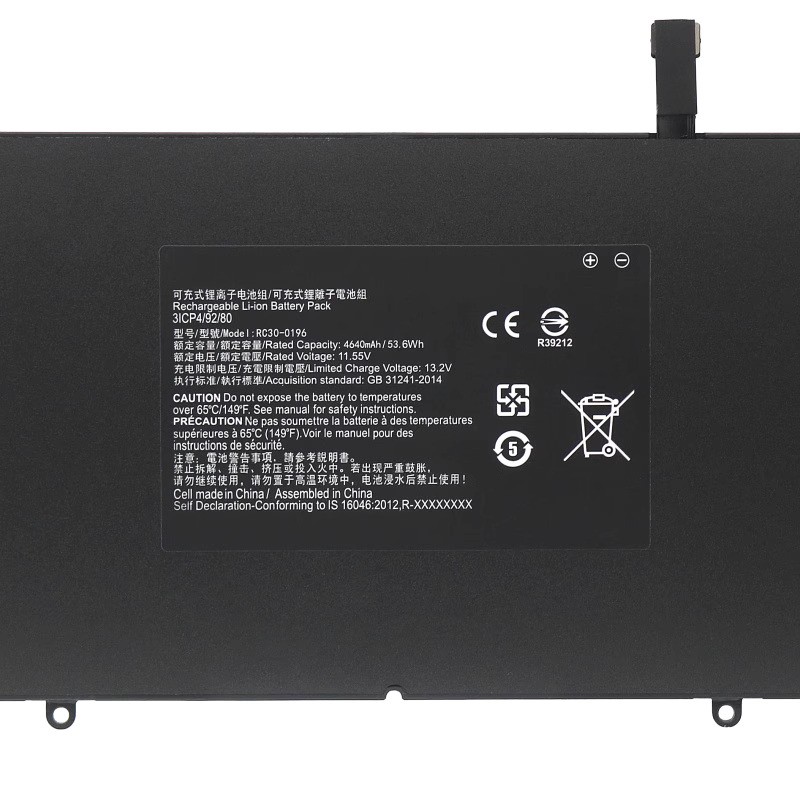 Akku Razer Blade Stealth RZ09-01962E52-R3U1 4640mAh 53.6Wh