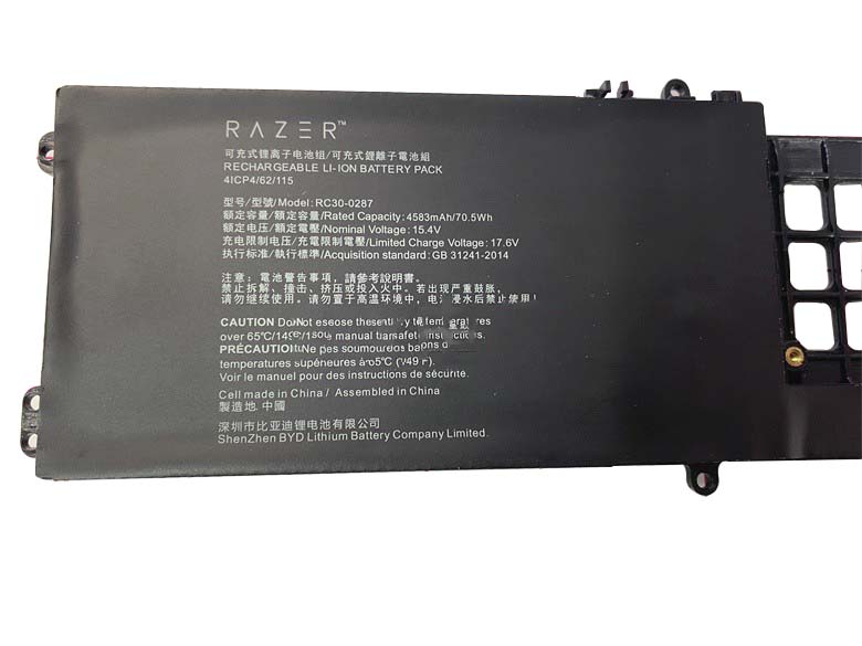 Original Akku Razer Blade 17"(2021) RZ09-0406B 4583mAh 70.5Wh