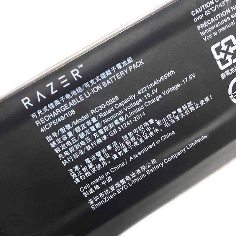 Original Akku Razer Blade 15"(2021) RZ09-0410A 4221mAh 65Wh