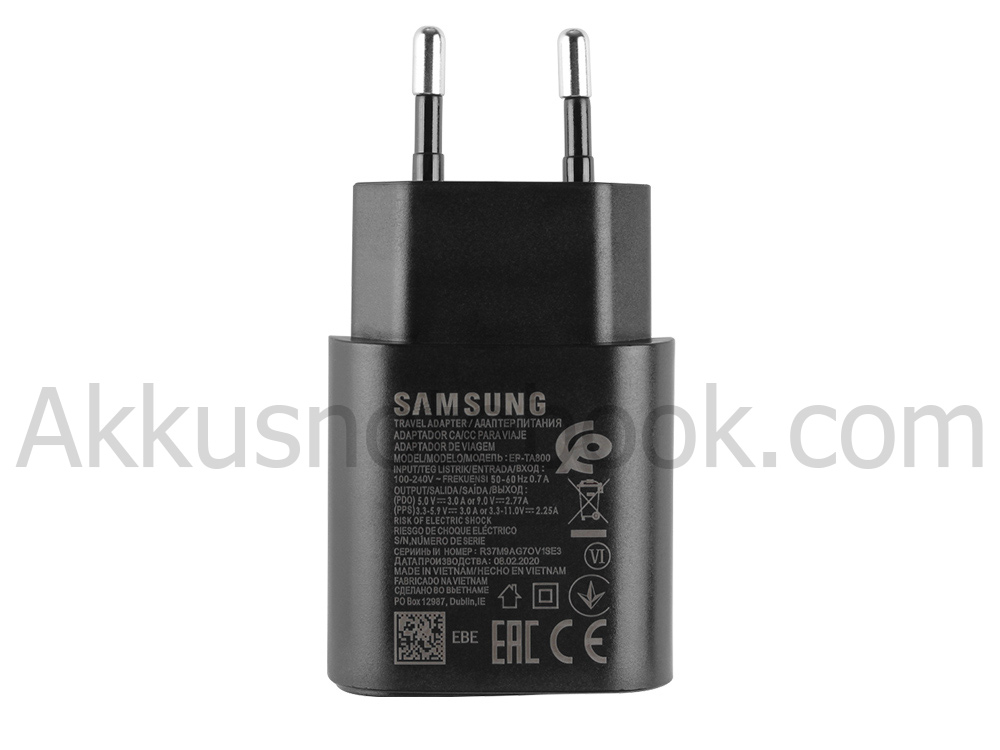 Original 25W Samsung Galaxy A Quantum SM-A716N SM-A716SS Netzteil Ladegerät