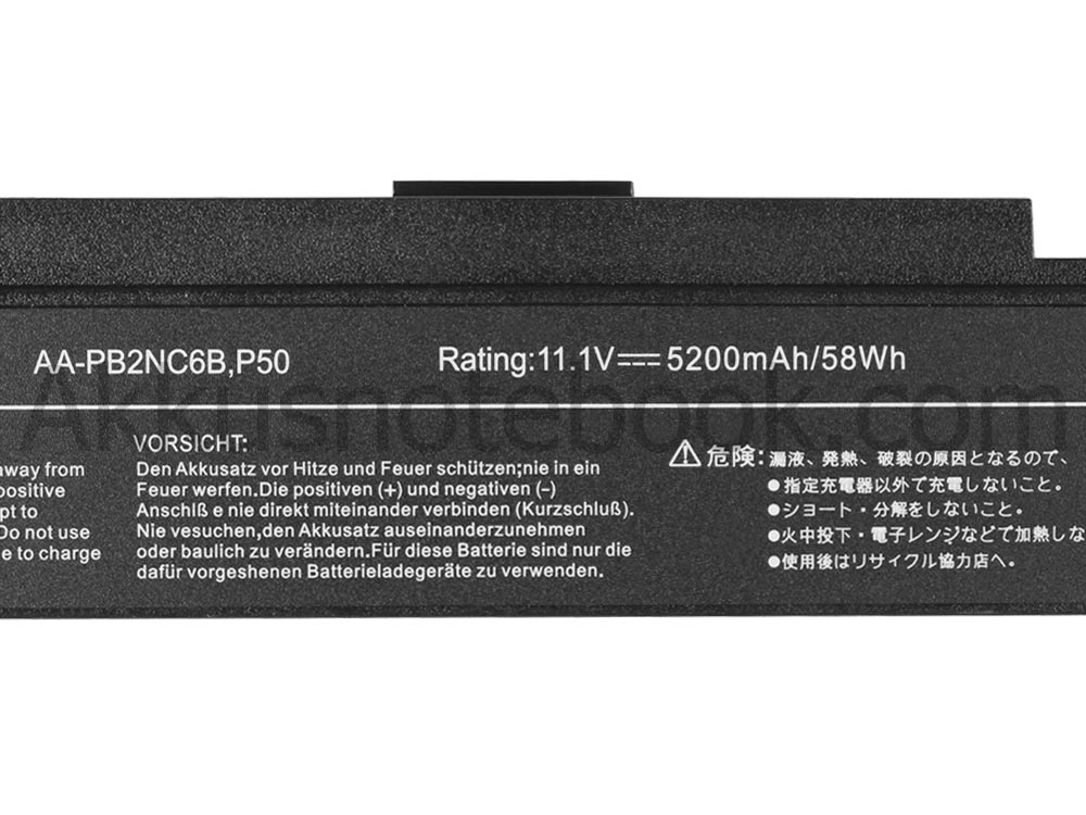 Original 5200mAh 58Wh Samsung 300E4A-S08 300E4C-U01 300E4X-U07 Akku