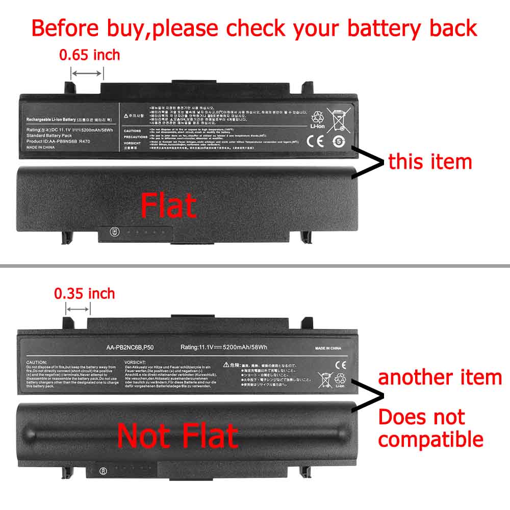 6 Zellen 5200mAh Akku Samsung 3430EX-S02 350U2B-A07 355V4C-S04