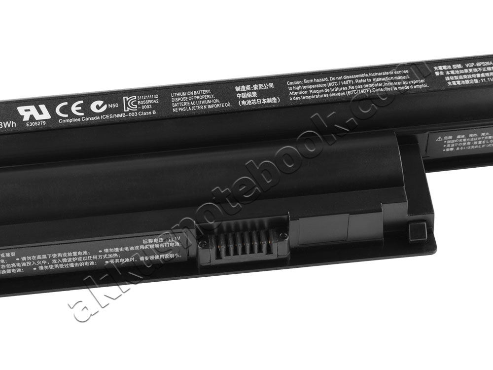 Original 5200mAh 58Wh Akku Sony Vaio SV-E1711C5E/W E1711X1EB