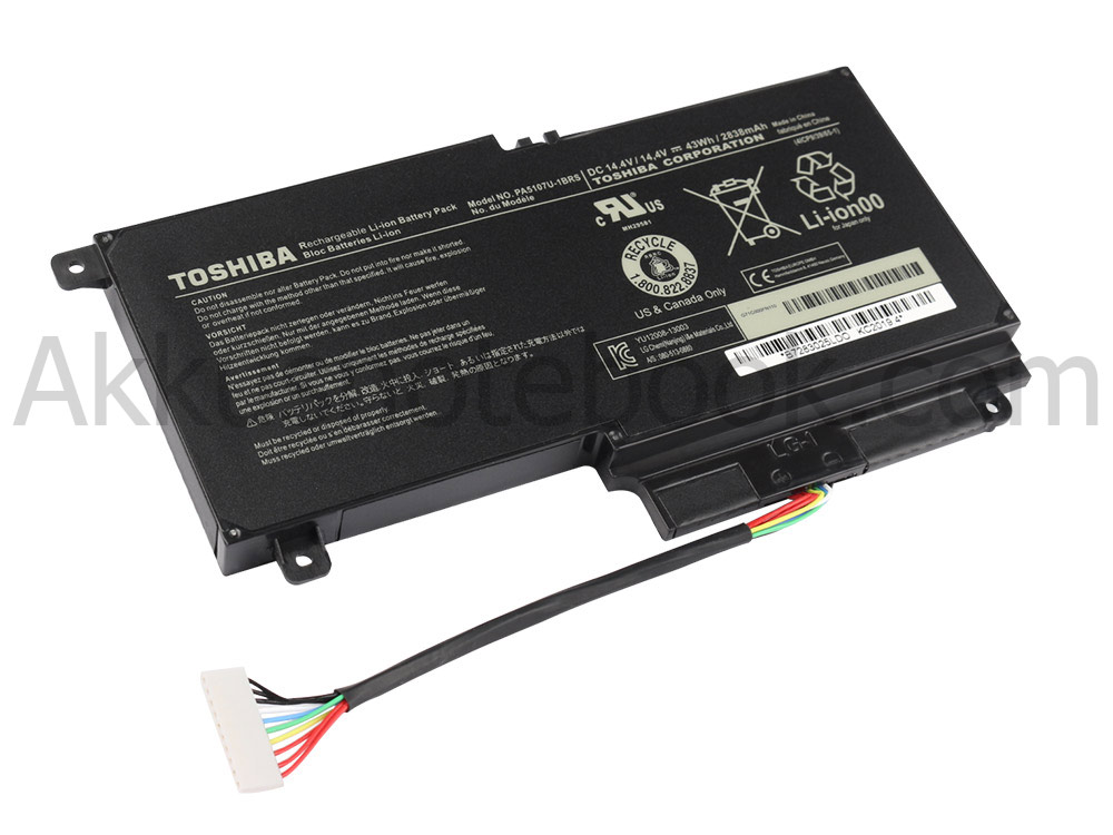 Original 2800mAh 45Whr Akku Toshiba Satellite P50-B-11L P50-B-103