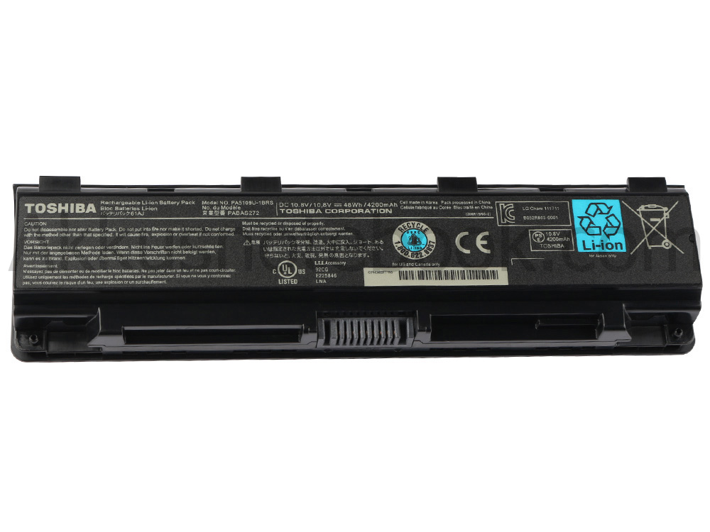 4400mAh 48Whr Akku Toshiba Satellite C50-A P0012 P0013 P0014