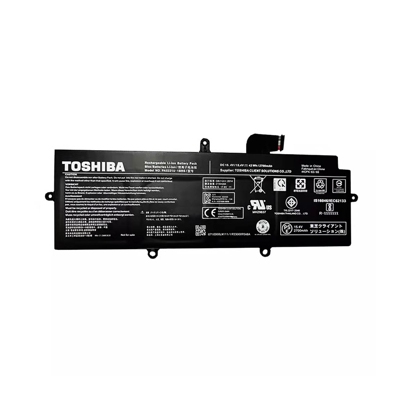 2700mAh 42Wh 4-Zellen Toshiba Dynabook Portege A30-E-193 Akku