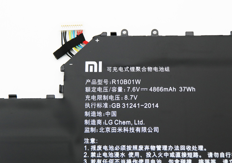 Original 4866mAh 37Wh 4-Zellen Xiaomi R10B01W R10BO1W Akku